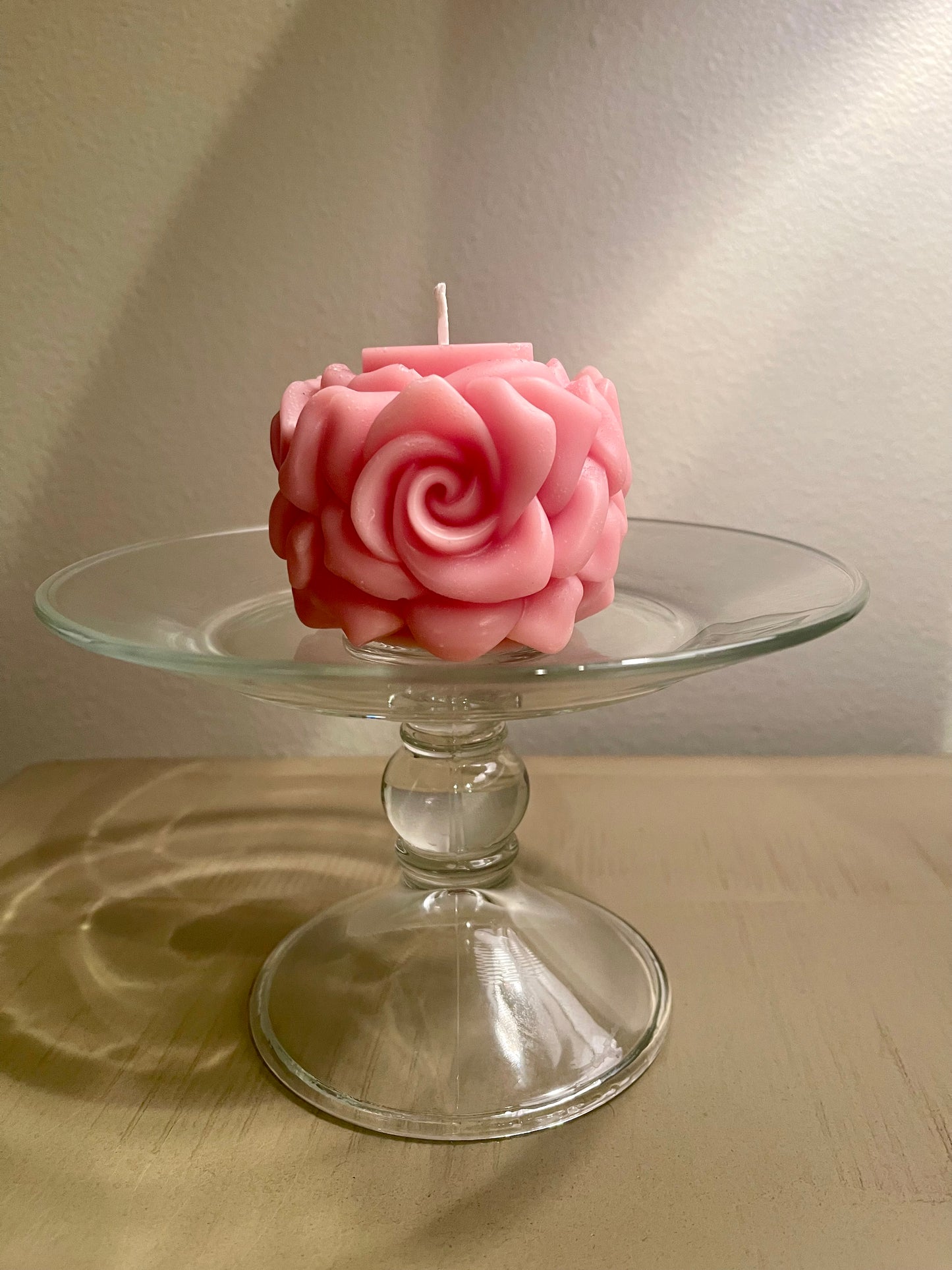 Pink Rose Candle